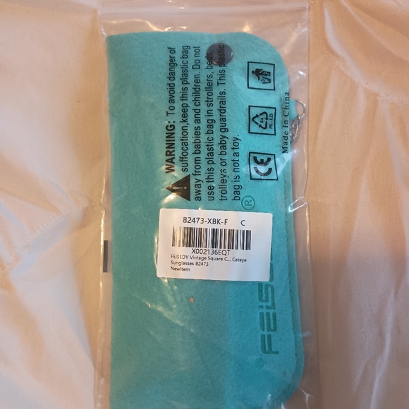 NWT Feisedy Black a vintage Sunglasses - Picture 8 of 10